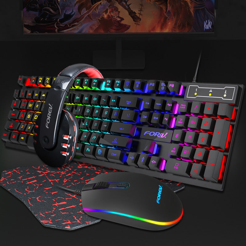 4-teiliges Gaming-Set: Tastatur, Maus, Headset – Bild 3 | LuxeStyle