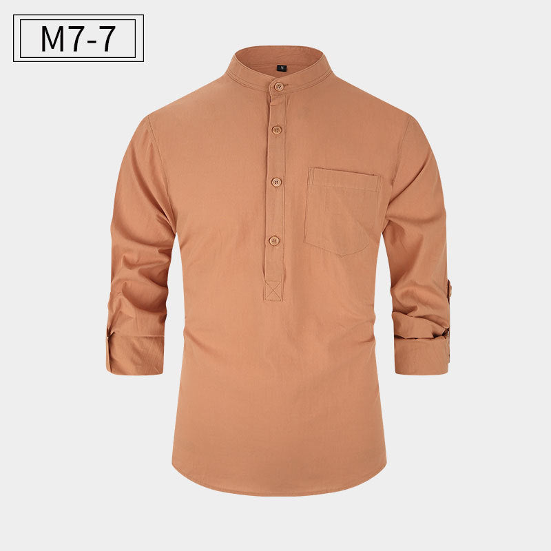 Herren Baumwollhemd – Lässiger Stil – Bild 8 | LuxeStyle