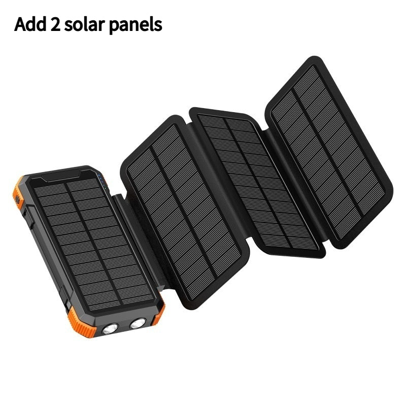 Outdoor Powerbank mit Solar- und Handkurbel-Ladegerät