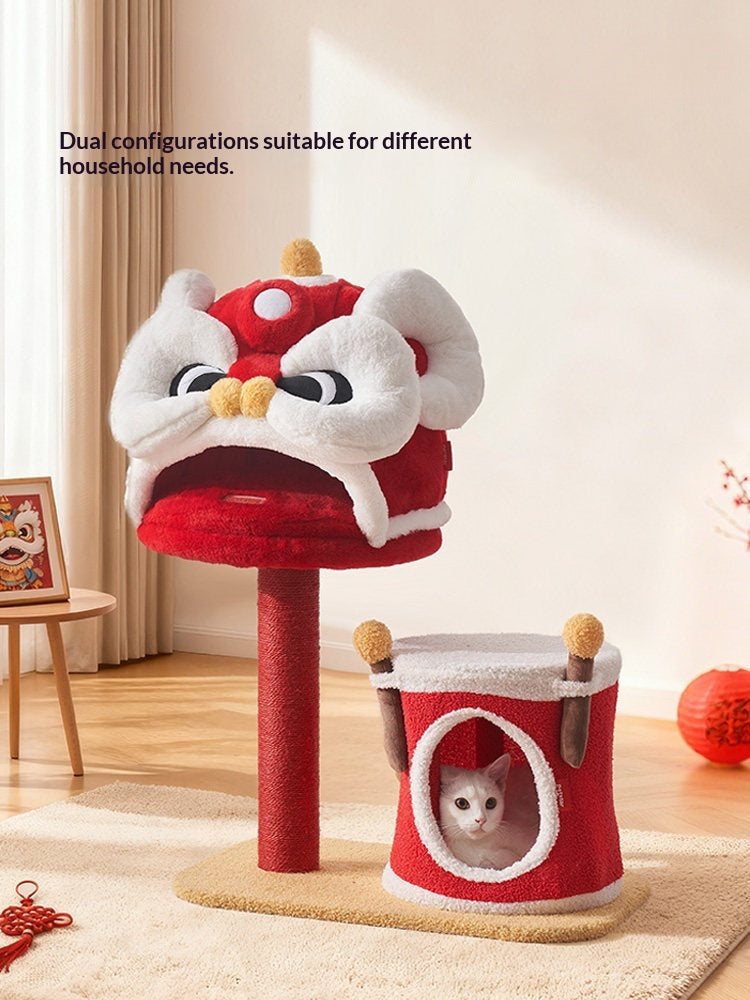 Kratzbaum «Lion Dance» für kleine Wohnungen