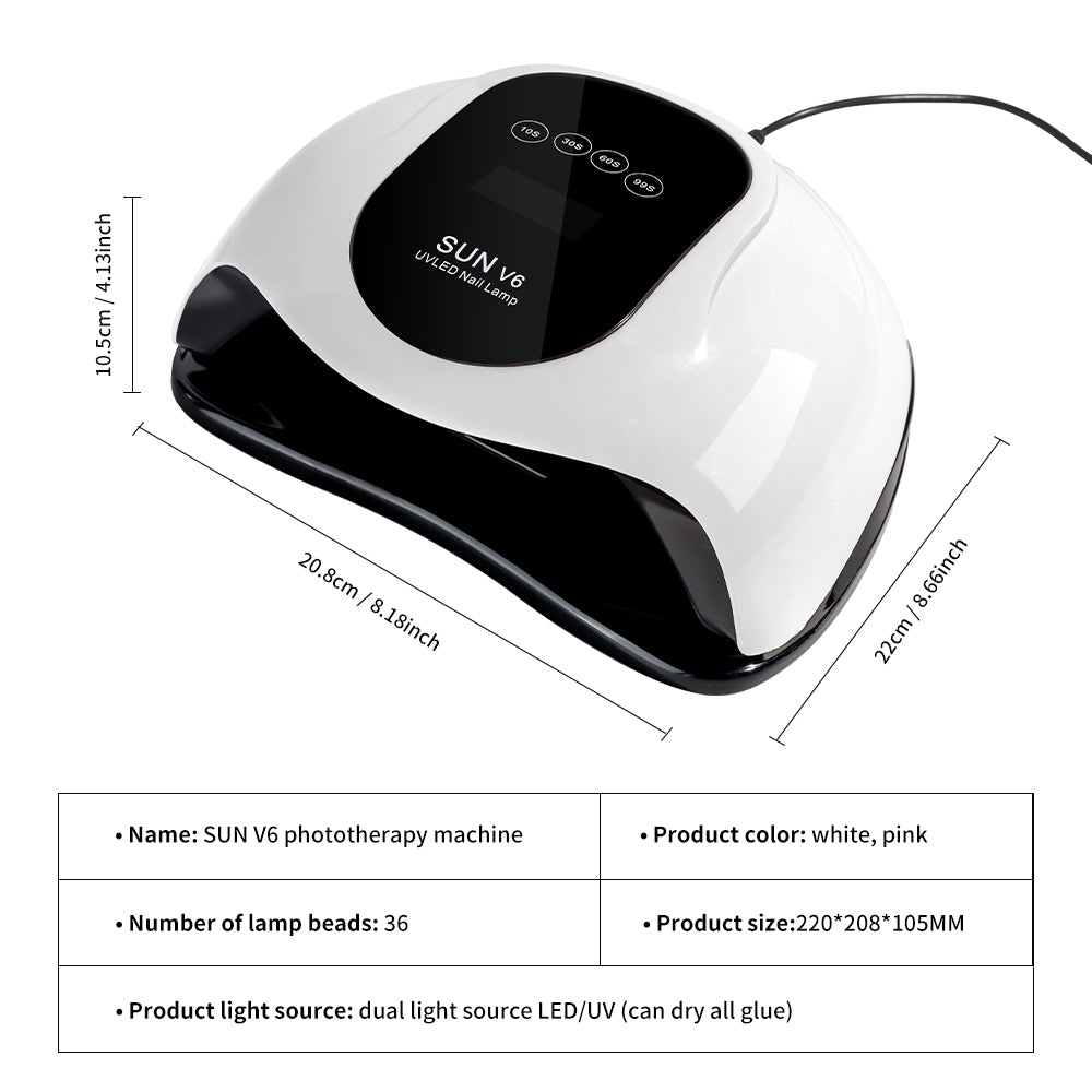 UV/LED Nagellampe mit Sensor und Timer