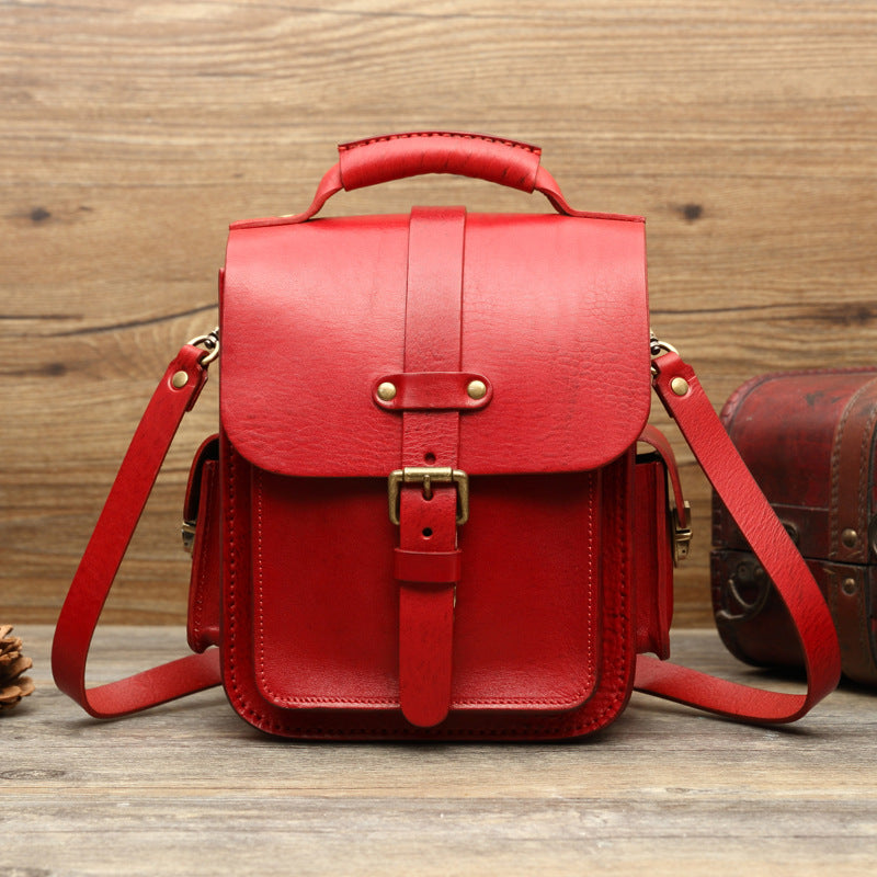 Retro-Leder-Rucksack – Bild 5 | LuxeStyle
