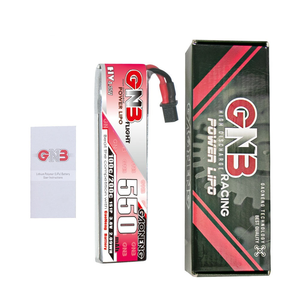 GNB High Energy 550MAH 1S 3.8V LiPo Akku A30 Stecker