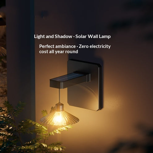 Solarwandlampe Outdoor mit IP44 | LuxeStyle
