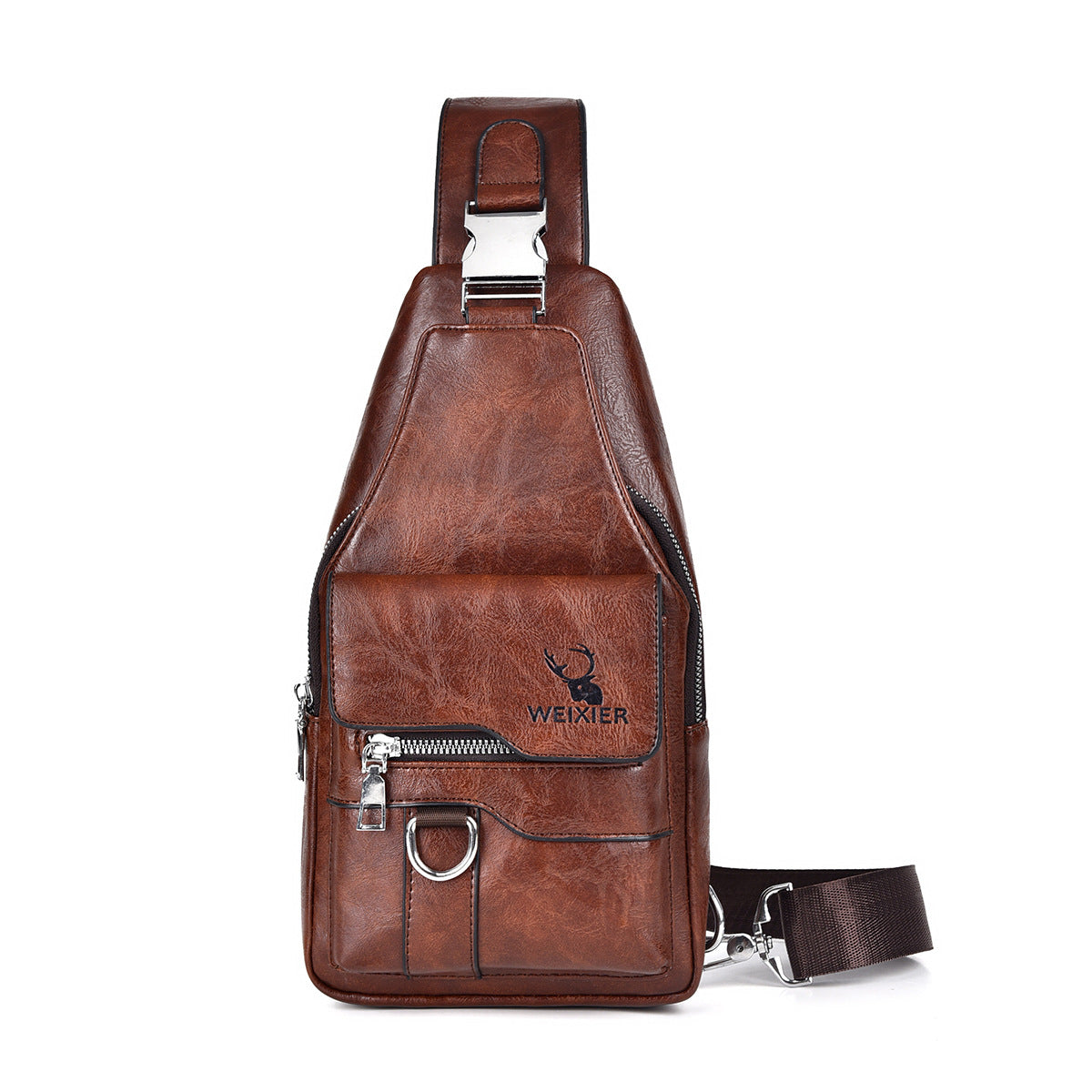Grosses wasserdichtes Schultertasche Retro – Bild 3 | LuxeStyle