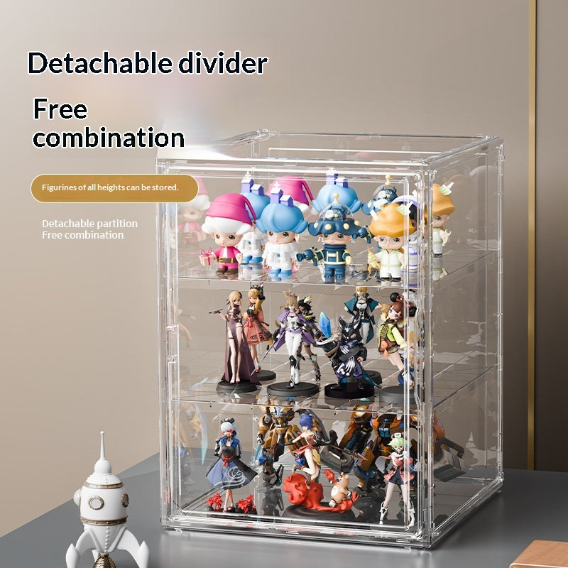 Staubdichte Aufbewahrungsbox aus transparentem Acryl – Bild 9 | LuxeStyle