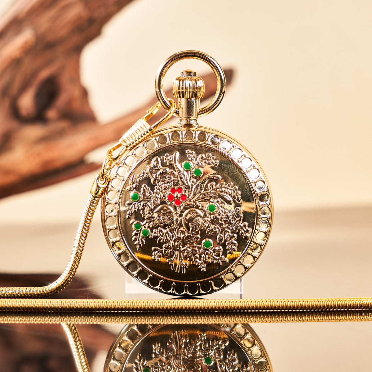LuxeStyle Camellia Taschenuhr, Old Shanghai Stil – Bild 8 – LuxeStyle Schweiz