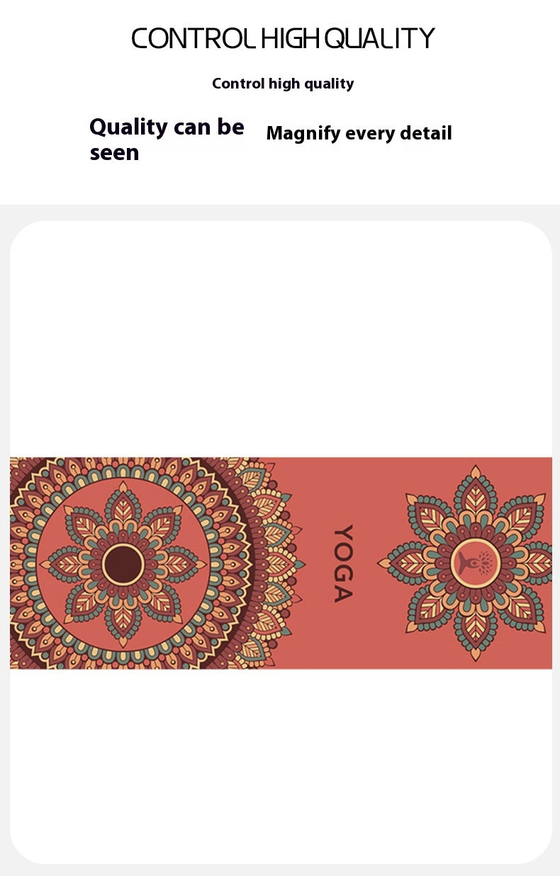 Rutschfeste Yoga-Matte mit Print – Bild 11 | LuxeStyle