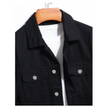 Lockere Jeansjacke im Korea-Stil für Herren – Y045S