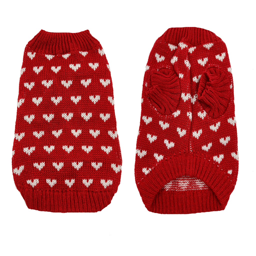 Hundestrickpullover Rot – S bis XXL – Bild 2 | LuxeStyle
