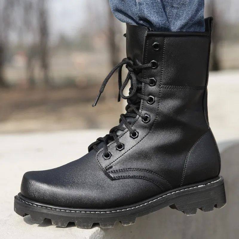 Militär-Sicherheitsstiefel mit Stahlkappe