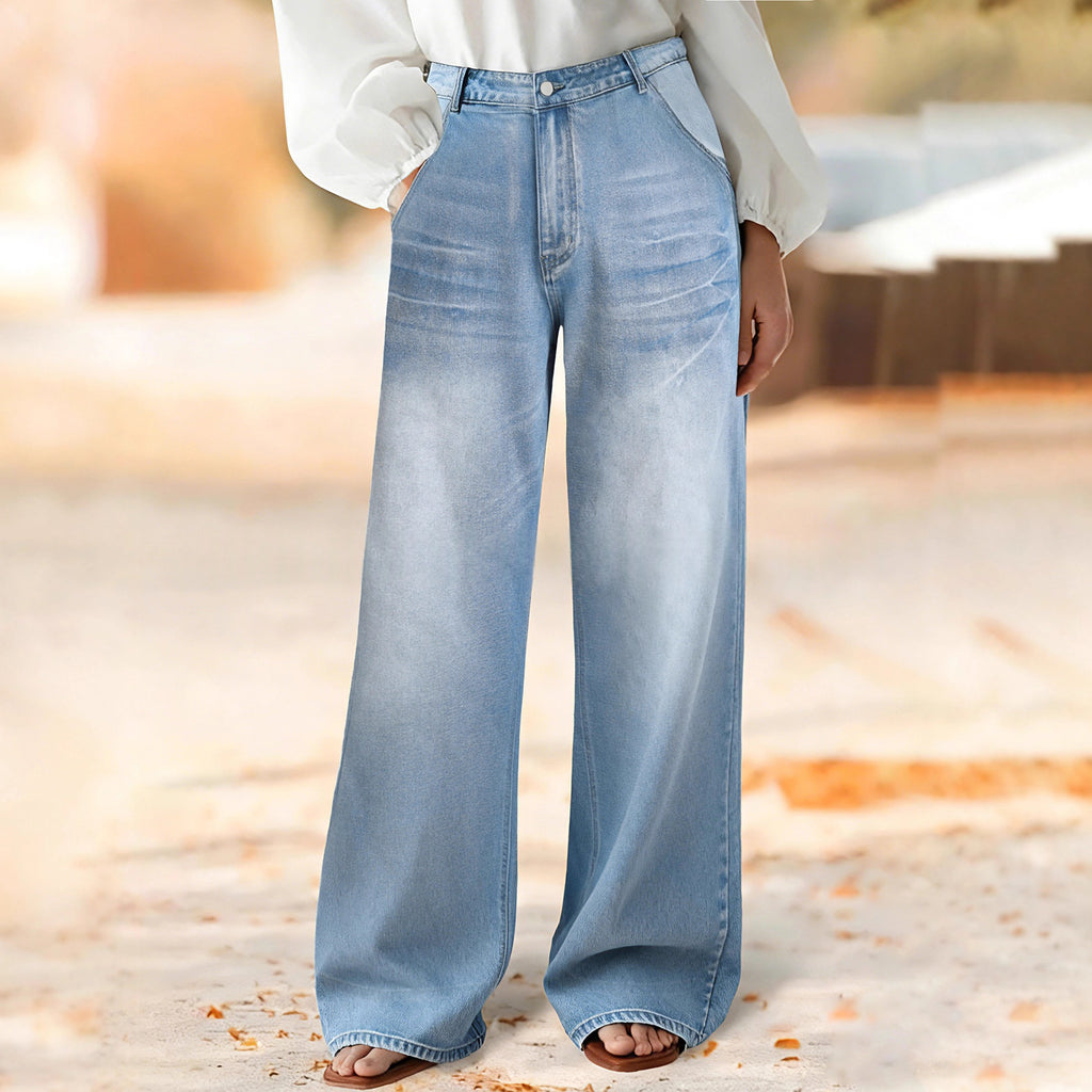 Elegante, weite Jeans