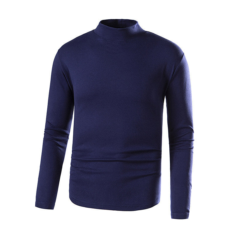 Herren-Turtleneck, Slim-Fit, langärmlig