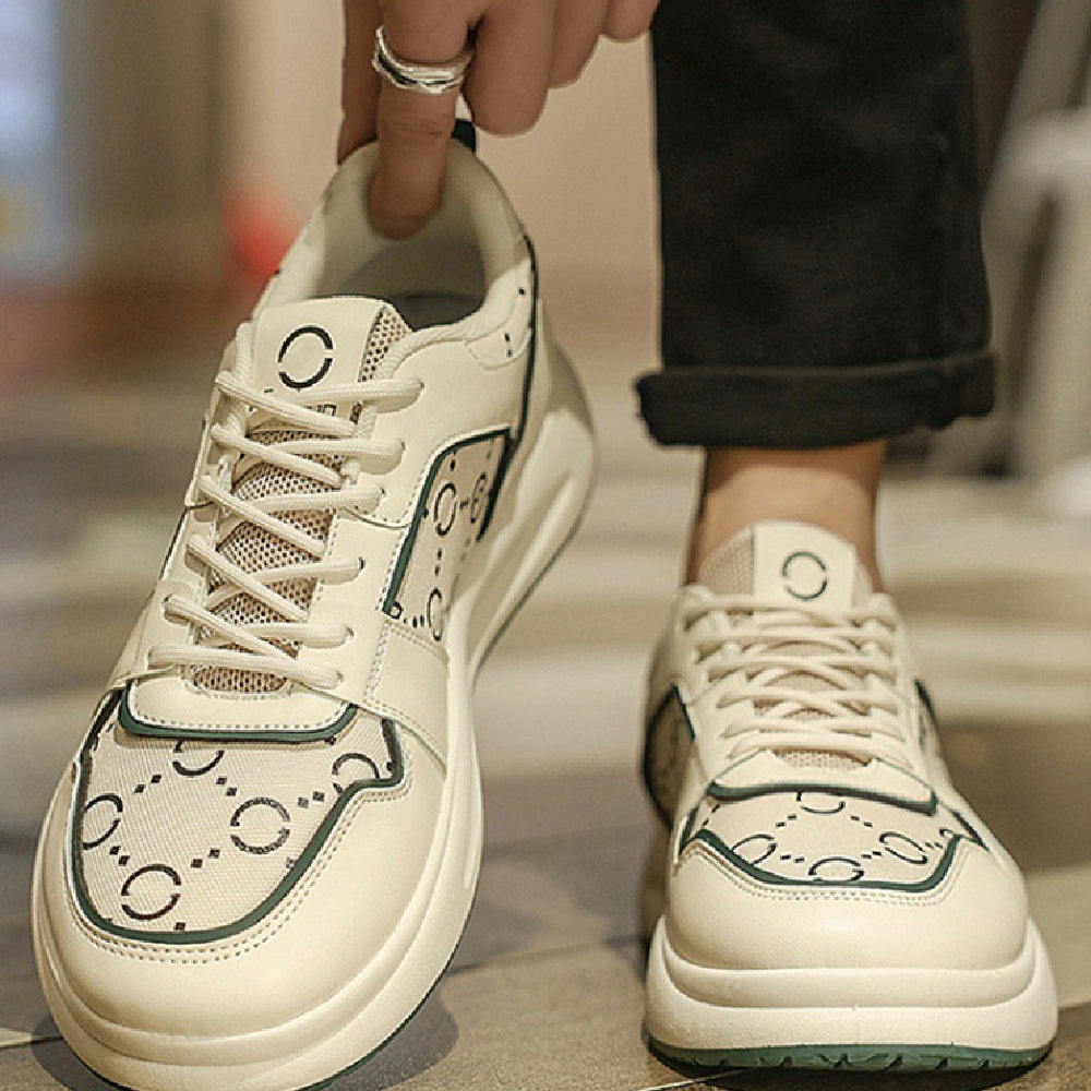 Vielseitiger Herren Sneaker aus Kunstleder | LuxeStyle