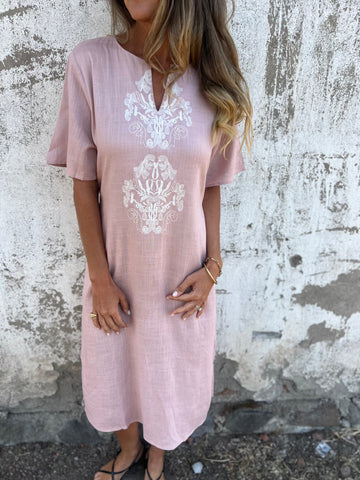 T-Shirt-Kleid «Casa» – locker mit Print