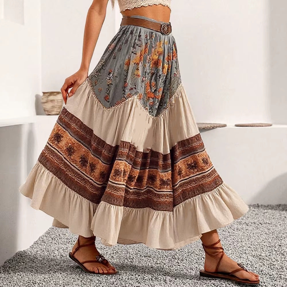 Bohemian Patchwork Maxirock