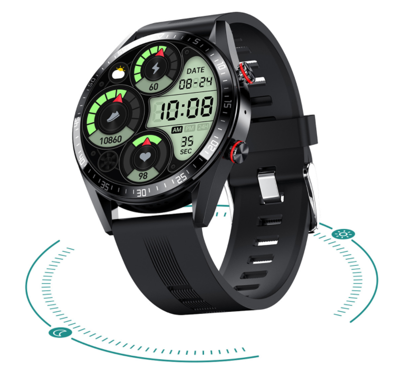 Smartwatch mit HD-Display, Herzfrequenz – Bild 4 | LuxeStyle