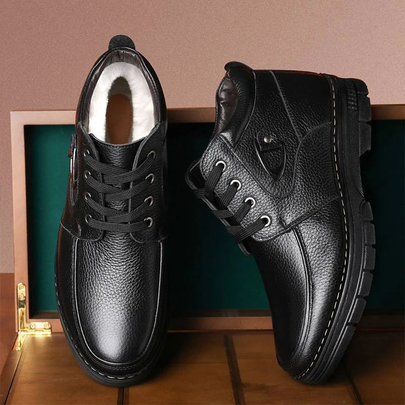 Warme Winter-Lederstiefel für Herren – Bild 8 | LuxeStyle