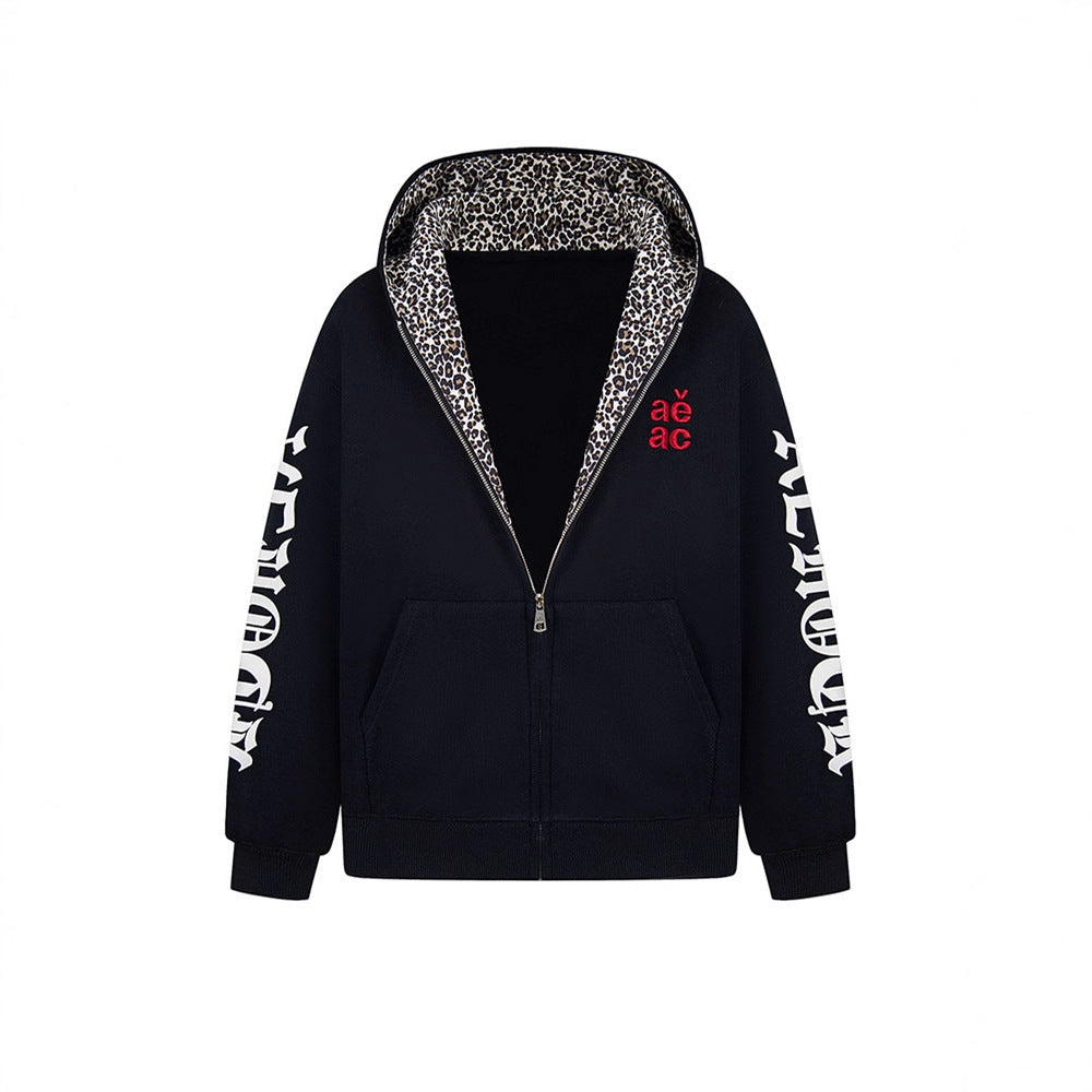 Hoodie mit Leopardenmuster für Teenager