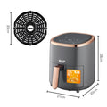 Heissluftfritteuse mit Touchscreen, 4-5L | LuxeStyle