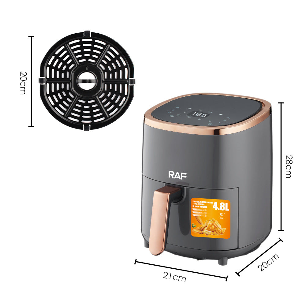 Heissluftfritteuse mit Touchscreen, 4-5L | LuxeStyle