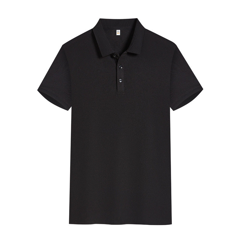 Einfarbiges Poloshirt für Herren – Bild 2 | LuxeStyle
