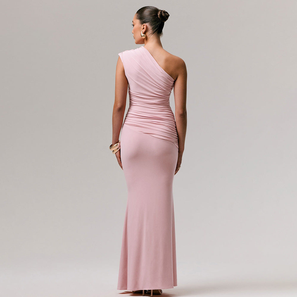 One-Shoulder Abendkleid Lang – Bild 5 | LuxeStyle