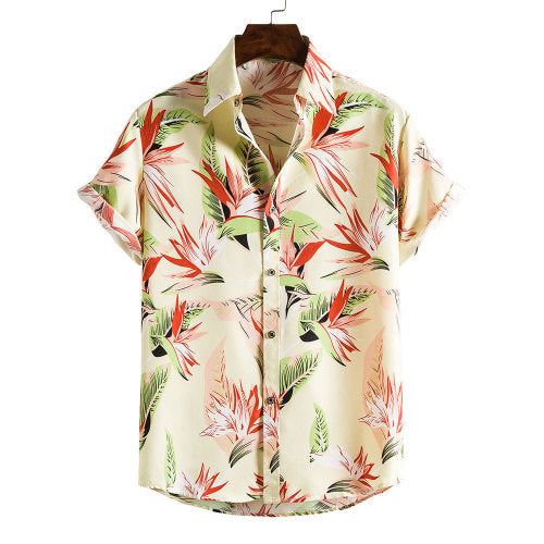 Hawaii Hemd mit Blumenmuster für Herren – Bild 2 | LuxeStyle
