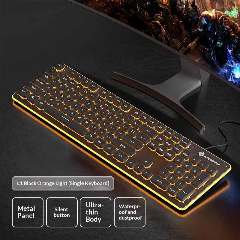 Hintergrundbeleuchtete Tastatur