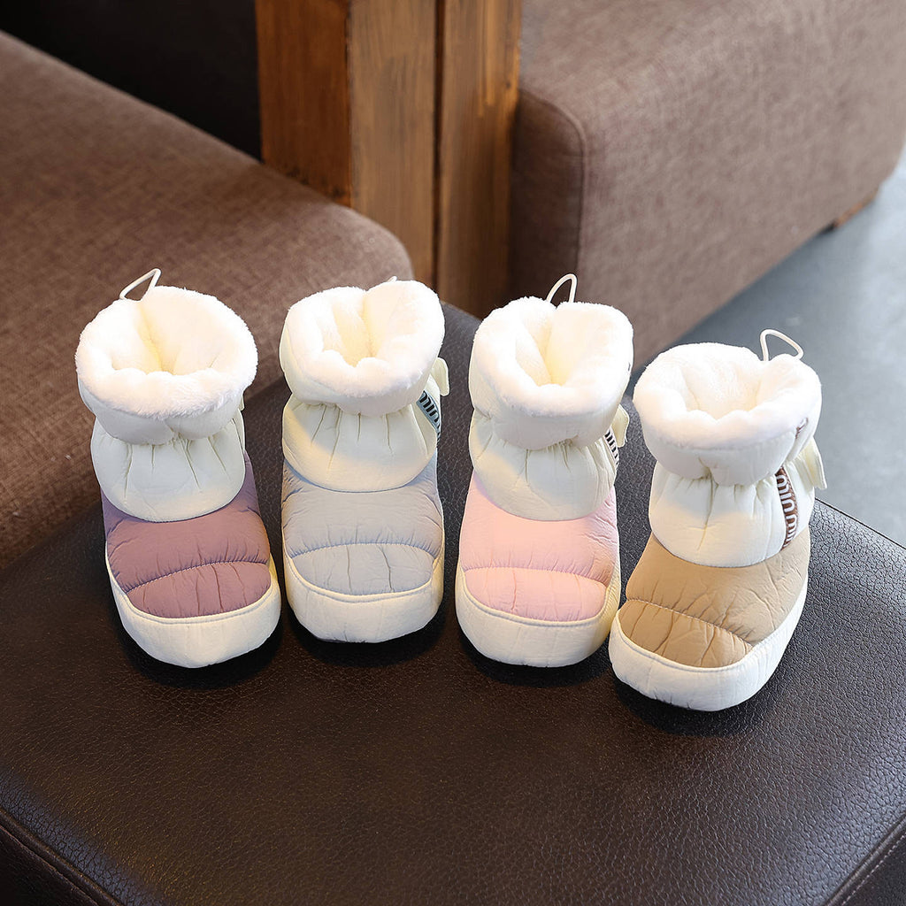 Baby Baumwollschuhe mit Plüschfutter – Bild 5 | LuxeStyle