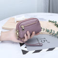 Mini-Portemonnaie aus Vollnarbenleder | LuxeStyle