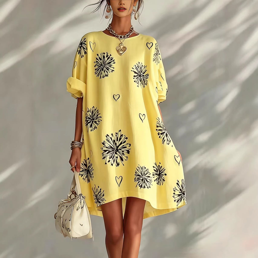 Blumenkleid mit Herzen