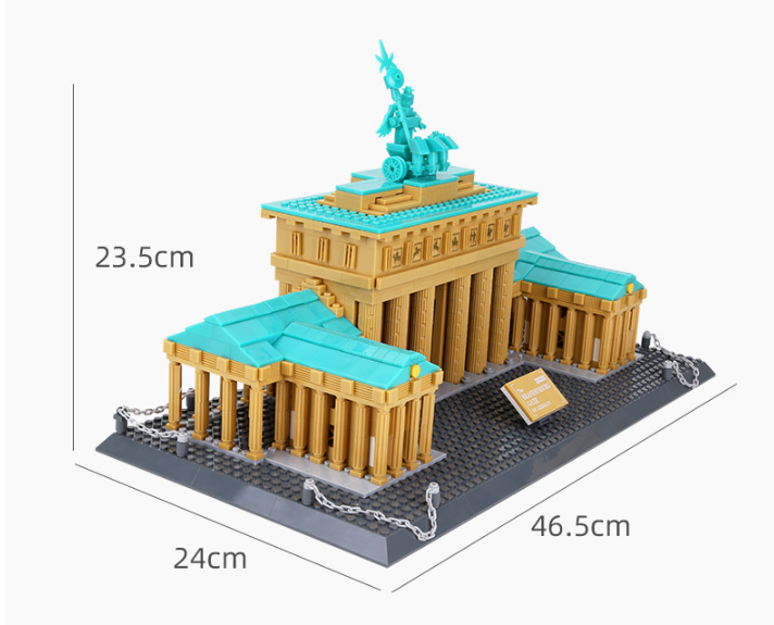 Bausteine Modell Brandenburger Tor für Kinder | LuxeStyle