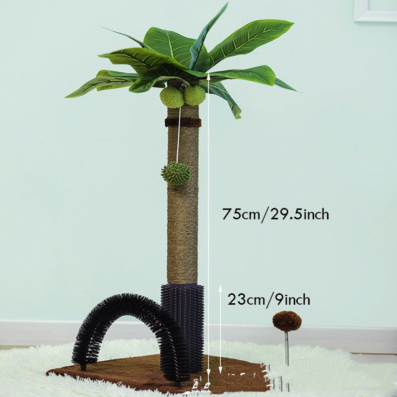 Sisal Kratzbaum mit Massagefunktion