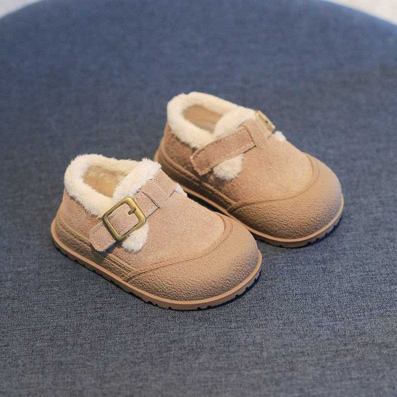 Weiche Velour-Kinderschuhe