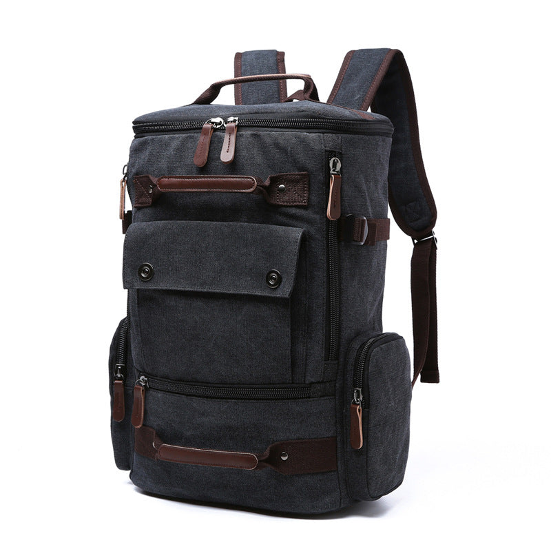 Canvas Rucksack für Herren – Bild 3 | LuxeStyle