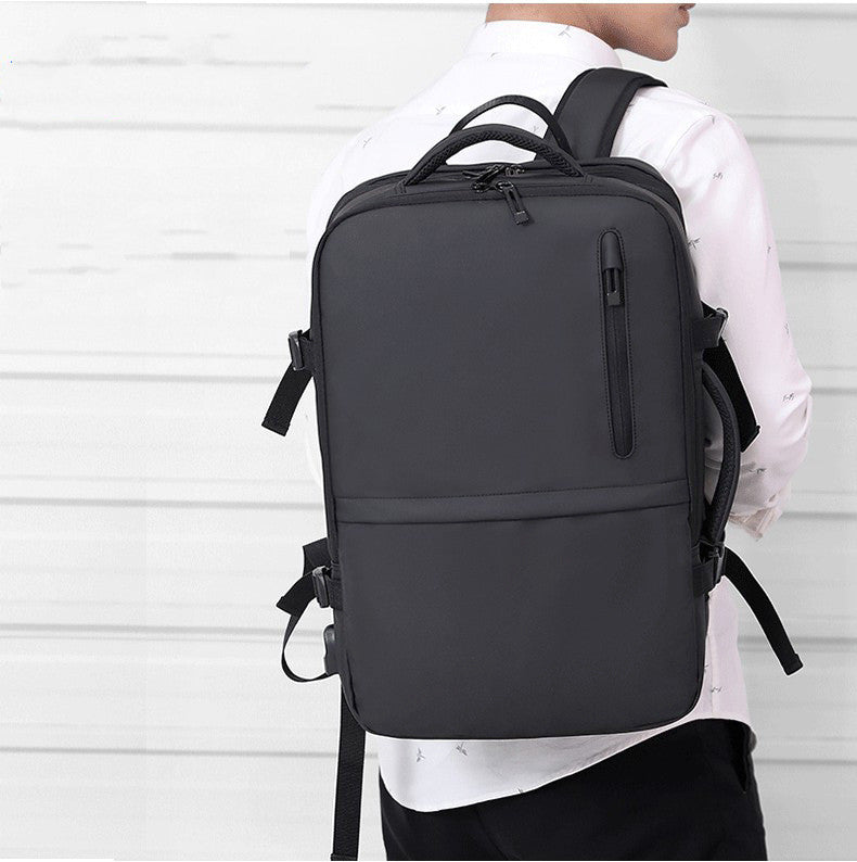 Wasserdichter Laptop-Rucksack mit USB-Ladefunktion – Bild 6 | LuxeStyle