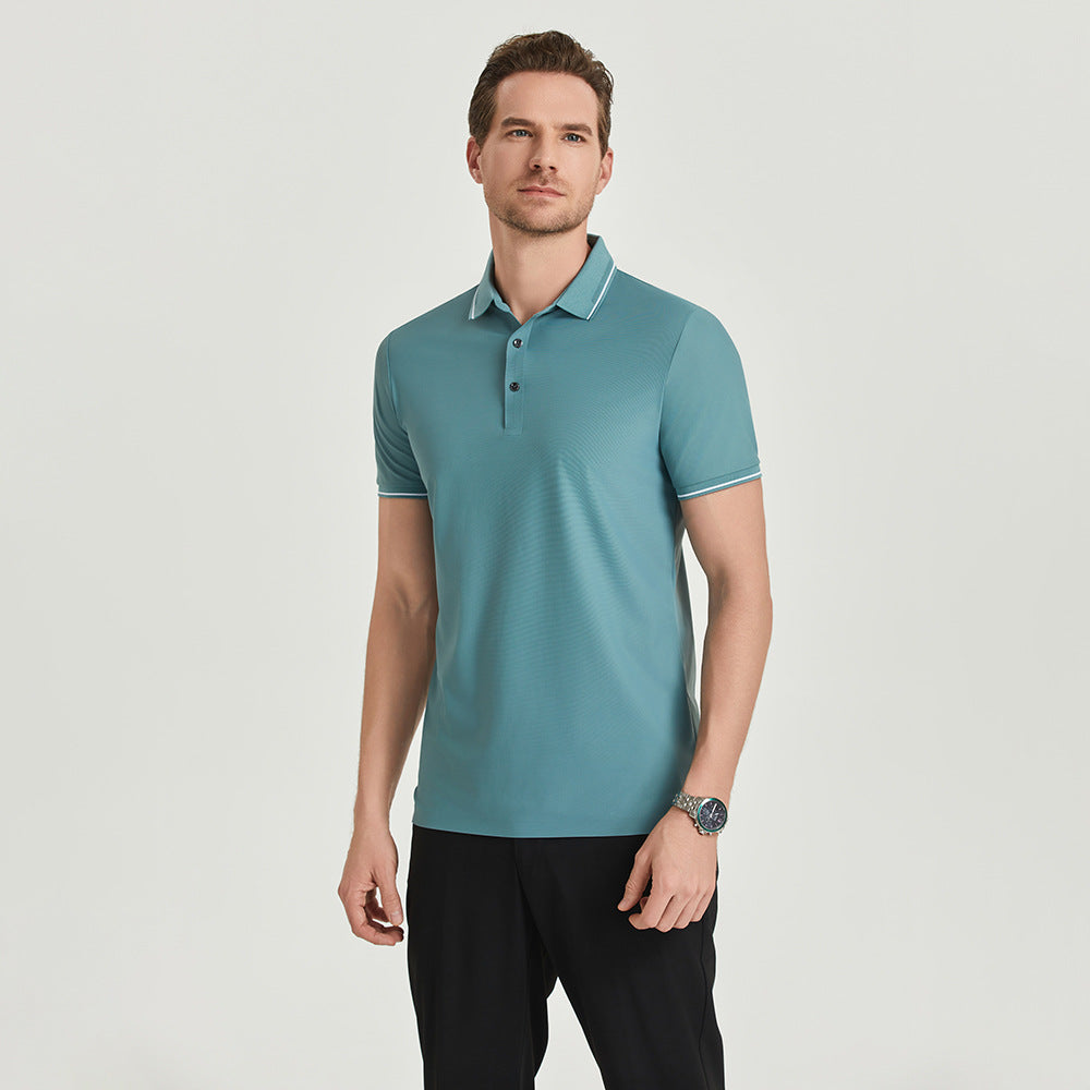 Herren Kurzarmhemd zweifarbig Slim-Fit