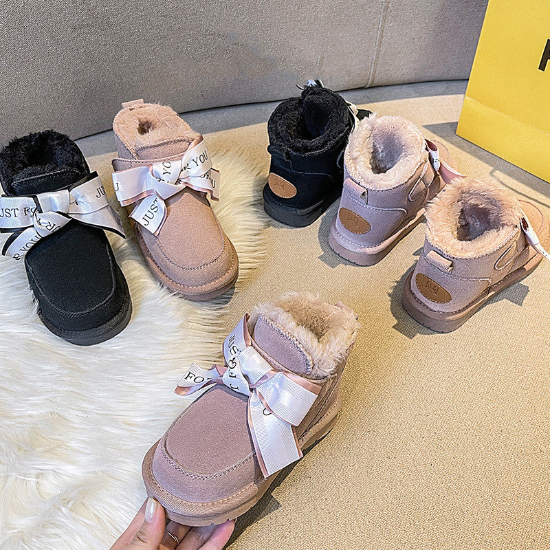 Warme Leder-Winterstiefel für Kinder – Bild 6 | LuxeStyle