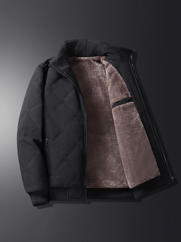 Winddichte Baumwolljacke mit Stehkragen für Herren – Ansicht 6