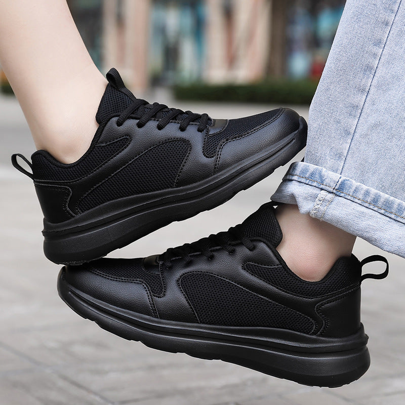 Unisex-Sneaker All Black mit Mesh-Design
