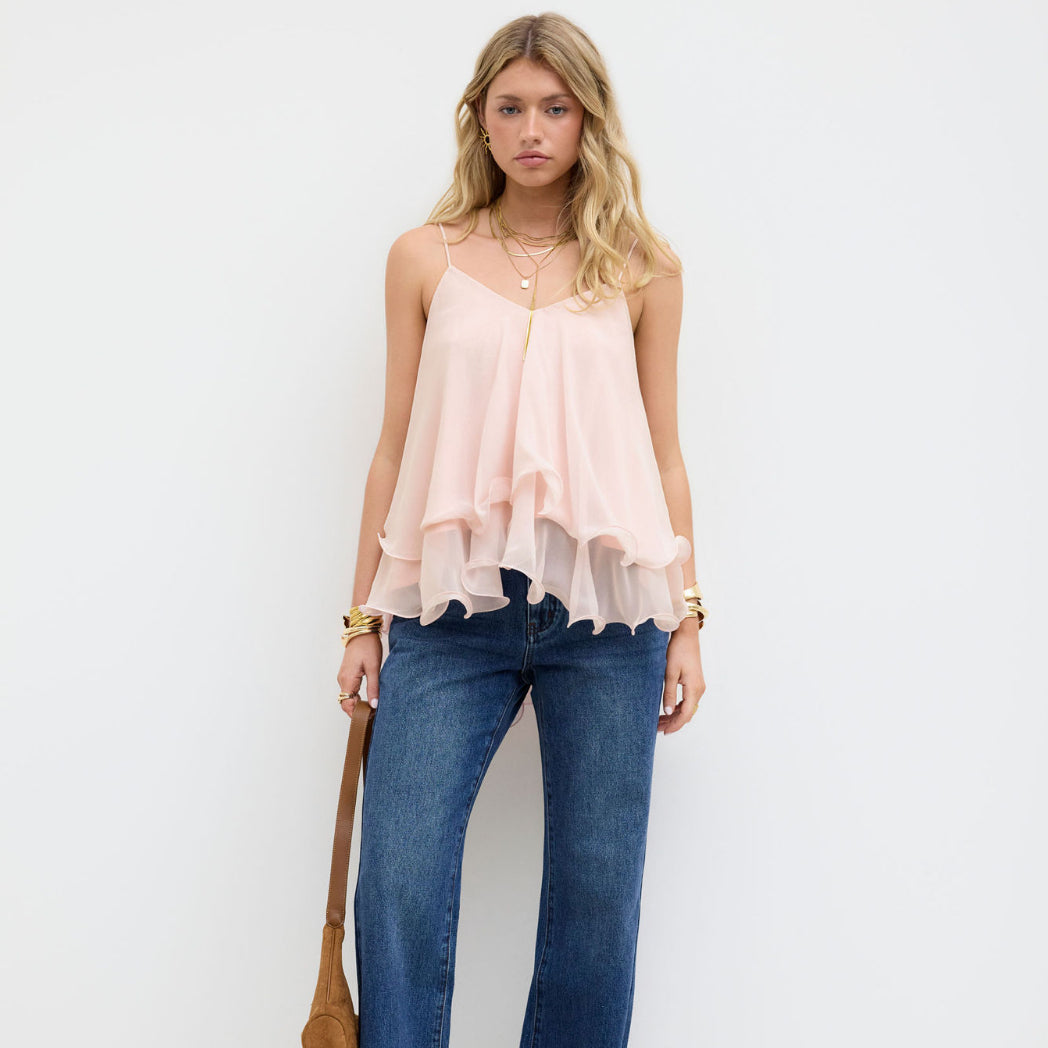 Damen Carmen-Top mit Rüschenträgern – Bild 3 | LuxeStyle