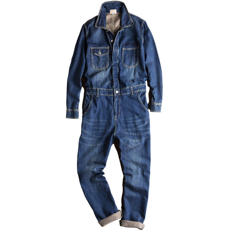 Retro-Denim-Overall für Herren – Bild 3 | LuxeStyle