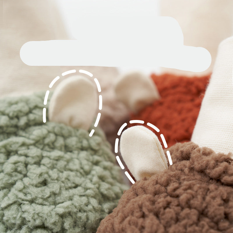 Warme Fleece-Füsslinge für Babys
