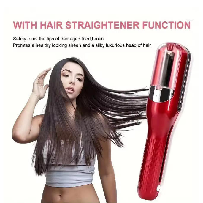 Kabelloser Spliss-Trimmer für langes Haar