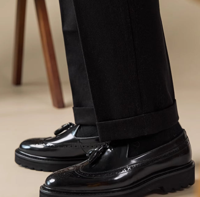 Herren Freizeit-Lederschuhe Übergrössen – Bild 2 | LuxeStyle