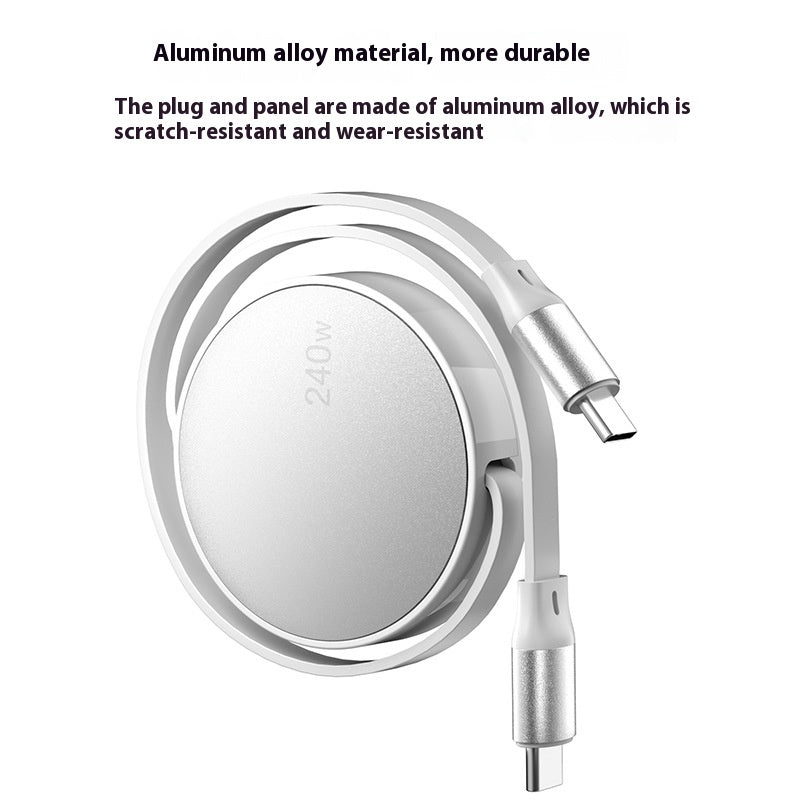 Teleskopisches 240W USB-C Ladekabel für iPhone 15