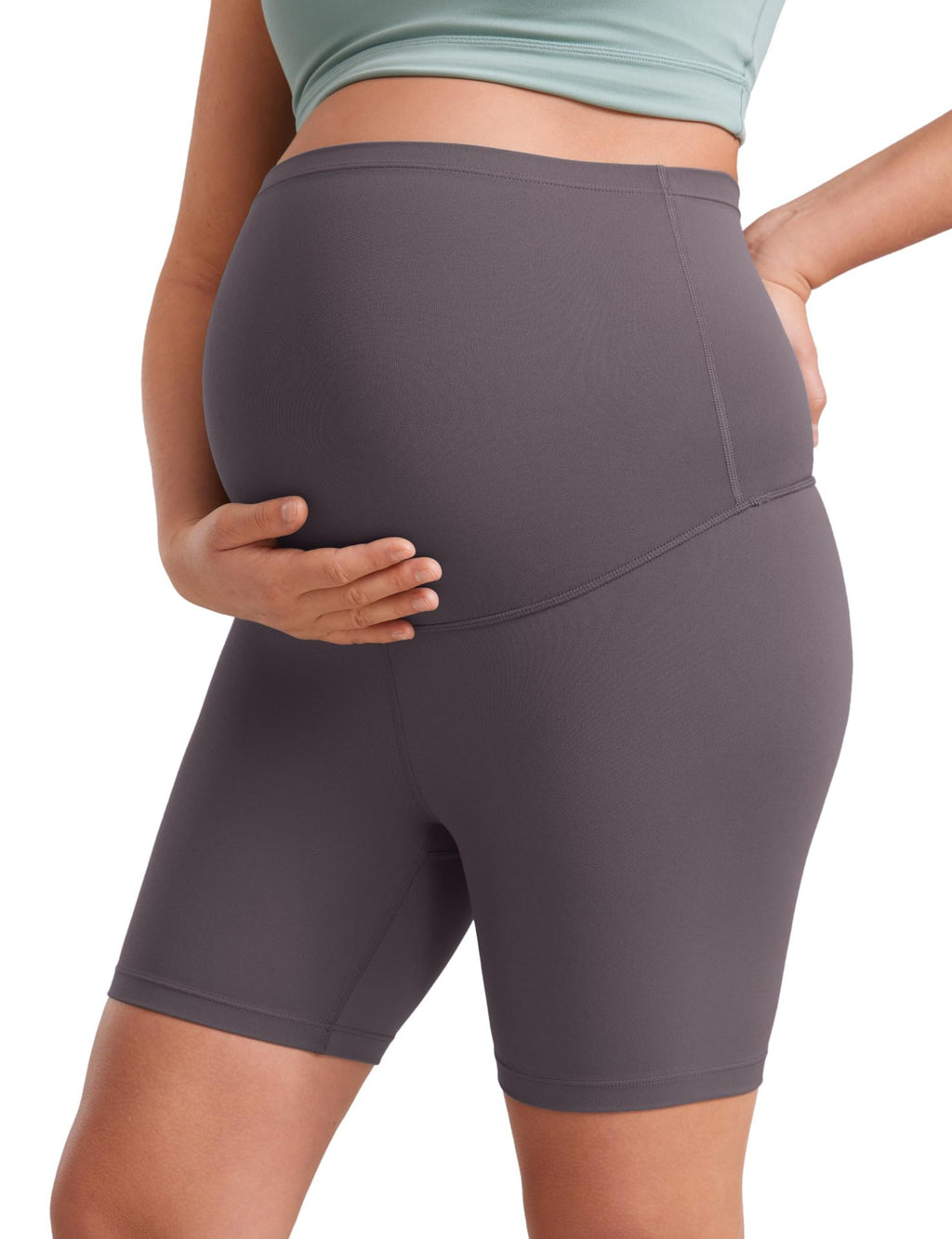Umstands-Capri-Leggings mit hohem Bund