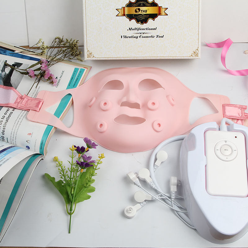 LED-Farblichtmaske mit Vibrationsmassage | LuxeStyle