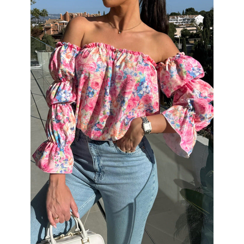 Elegantes Langarmshirt mit Taillenschnürung – Ansicht 5